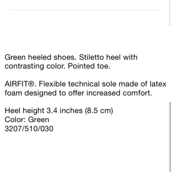 Zara Green Leather Heels - Picture 6 of 6